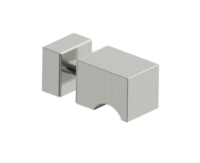 poignée simple pour porte de douche MUNICH 2887501 nickel brossé