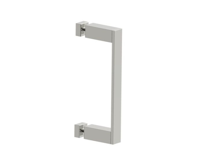 8 po poignée simple pour porte de douche MUNICH 2887508 nickel poli