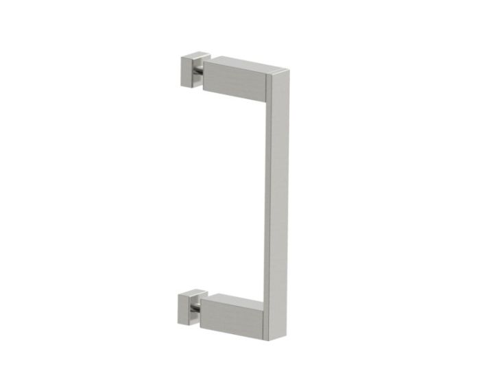 8 po poignée simple pour porte de douche MUNICH 2887508 nickel brossé