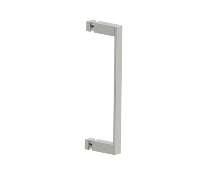 12 po poignée simple pour porte de douche MUNICH 2887512 nickel brossé