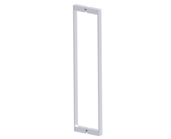 poignée double pour porte de douche 24 po MUNICH 2887824 chrome poli