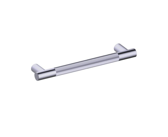 12 po poignée d'électroménager moleté droit 310912 nickel brossé