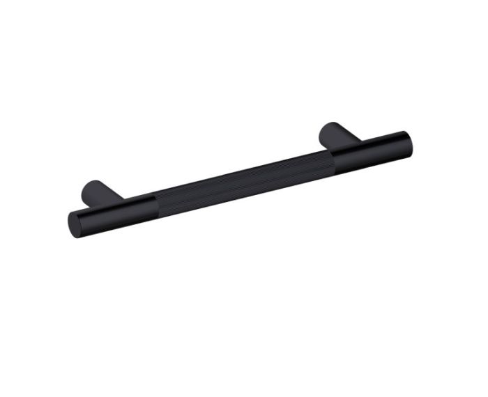 barre d'appui 12 po moleté droit 3109212 noir mat