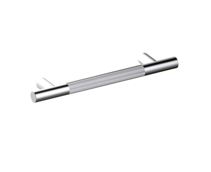 barre d'appui 12 po moleté droit 3109212 nickel poli