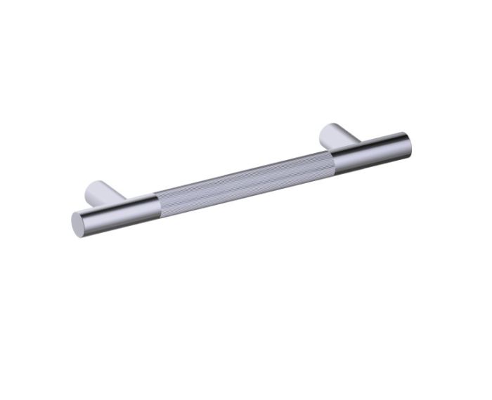 barre d'appui 12 po moleté droit 3109212 nickel brossé