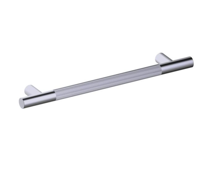 barre d'appui 18 po moleté droit 3109218 nickel brossé