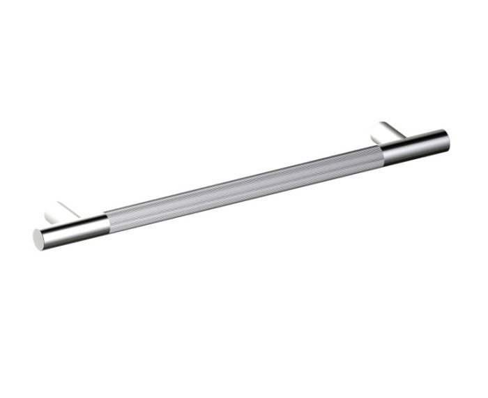 barre d'appui 24 po moleté droit 3109224 nickel poli