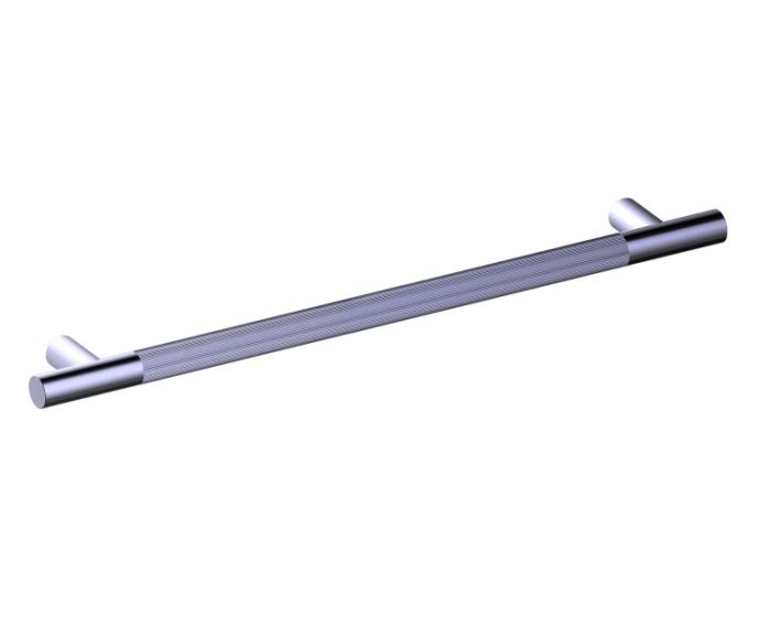 barre d'appui 36 po moleté droit 3109236 chrome poli