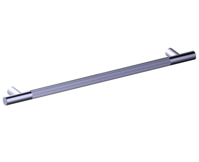 barre d'appui 42 po moleté droit 3109242 chrome poli