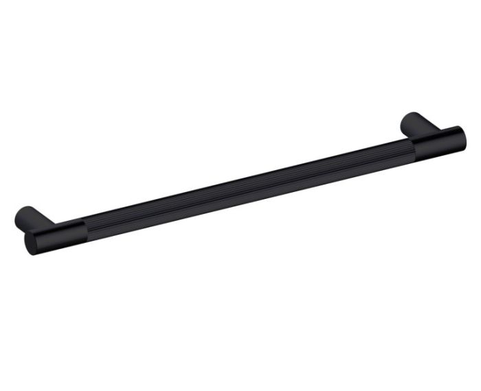 30 po poignée d'électroménager moleté droit 310930 noir mat
