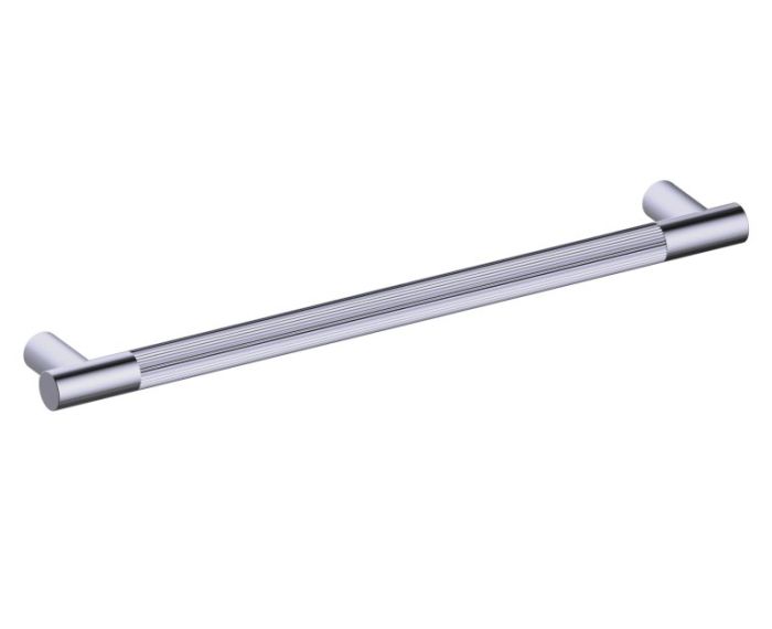 30 po poignée d'électroménager moleté droit 310930 nickel brossé