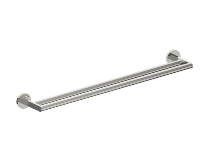 barre à serviette double 24 po FRANKFURT 313242 nickel poli