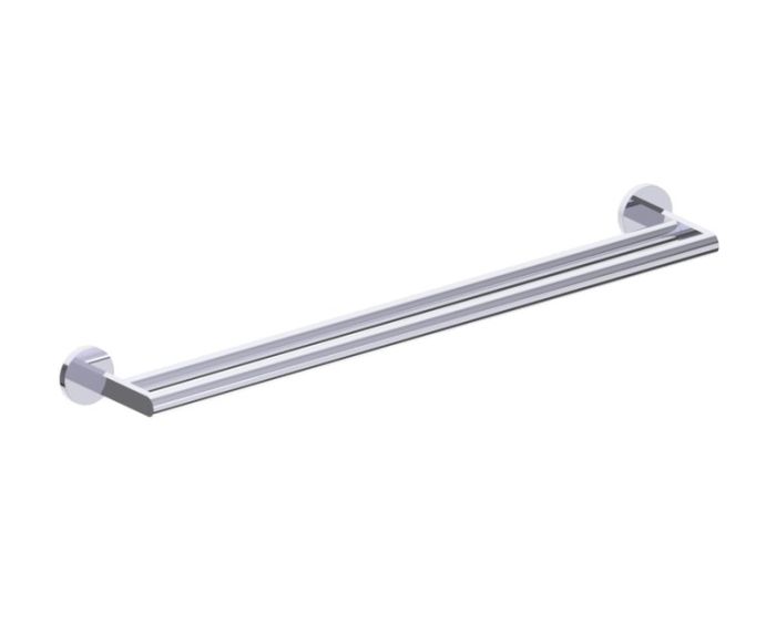 barre à serviette double 24 po FRANKFURT 313242 chrome poli