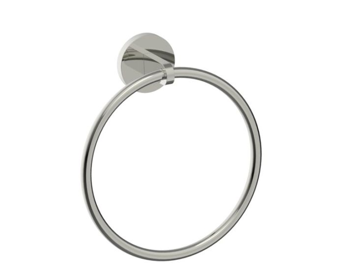 Round anneau porte-serviette FRANKFURT 313460 nickel poli