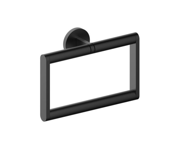 Square anneau porte-serviette FRANKFURT 313464 noir mat