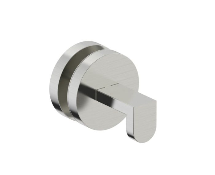 poignée simple pour porte de douche FRANKFURT 3137501 nickel brossé