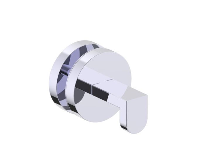 poignée simple pour porte de douche FRANKFURT 3137501 chrome poli