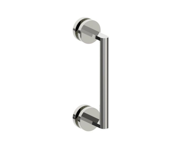 8 po poignée simple pour porte de douche FRANKFURT 3137508 nickel poli
