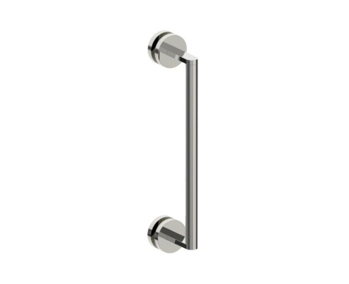 12 po poignée simple pour porte de douche FRANKFURT 3137512 nickel poli