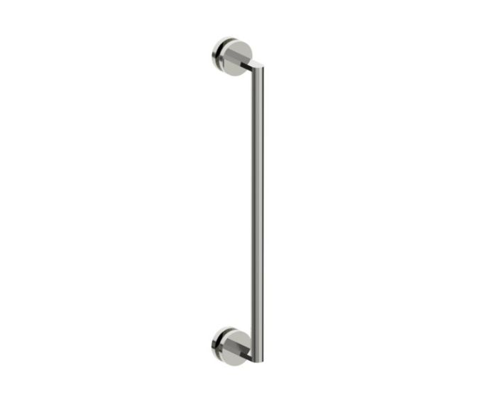 18 po poignée simple pour porte de douche FRANKFURT 3137518 nickel poli