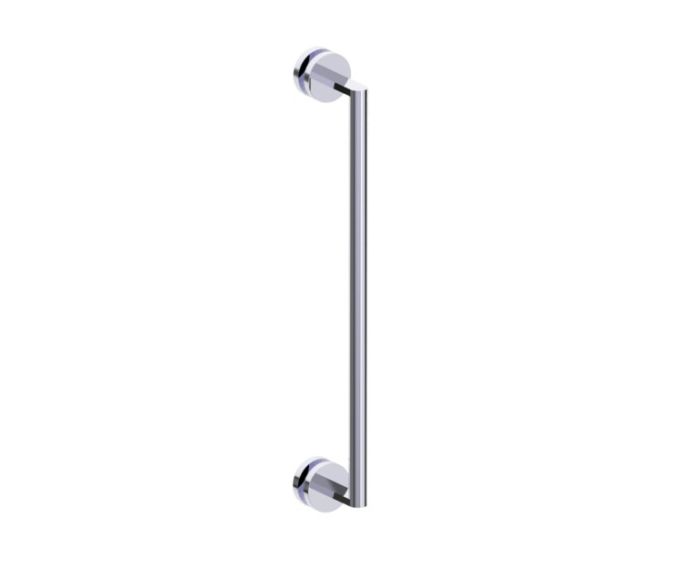 18 po poignée simple pour porte de douche FRANKFURT 3137518 chrome poli