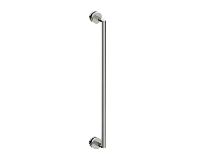 24 po poignée simple pour porte de douche FRANKFURT 3137524 nickel poli