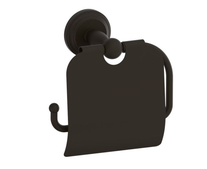 porte-papier hygiénique avec couvercle FLORENCE 322153 new world bronze