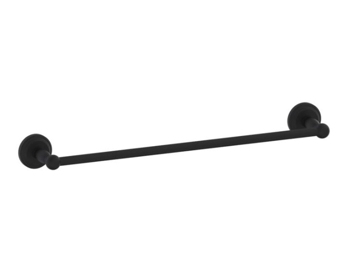 barre à serviette 18 po FLORENCE 322180 noir mat
