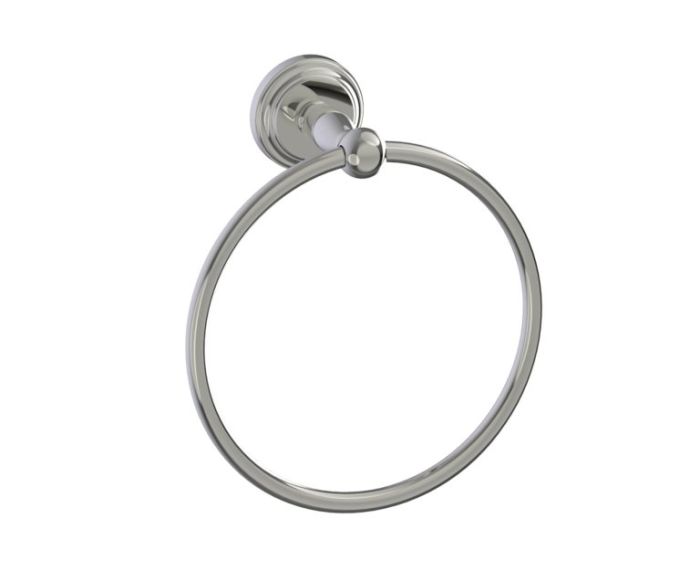 Round anneau porte-serviette FLORENCE 322460 nickel poli