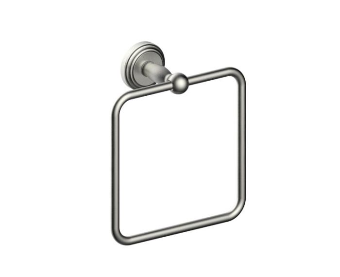 Square anneau porte-serviette FLORENCE 322464 nickel brossé