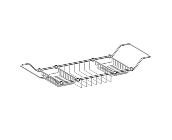 Tub Caddy FLORENCE 322680 nickel poli