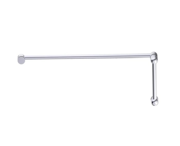 poignée de porte de douche décalée 8 po x 24 po FLORENCE 32270824 chrome poli