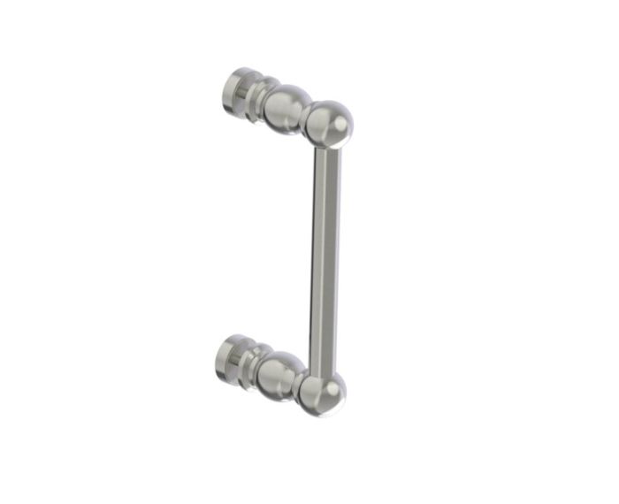 8 po poignée simple pour porte de douche FLORENCE 3227508 nickel brossé