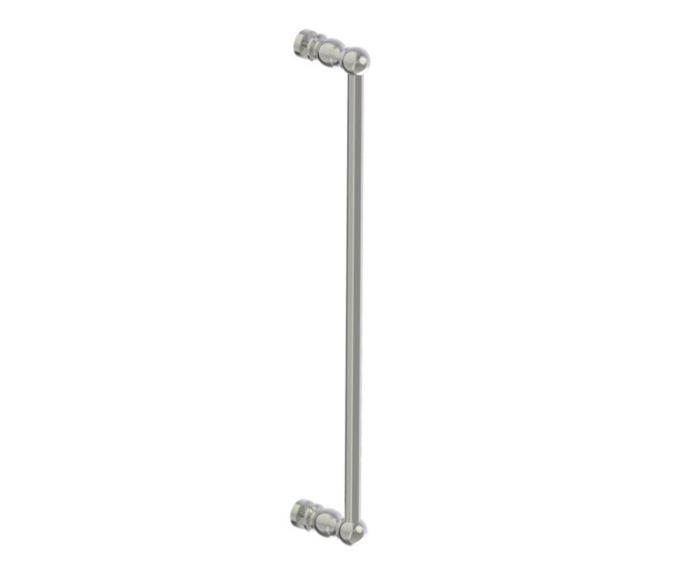 24 po poignée simple pour porte de douche FLORENCE 3227524 nickel poli