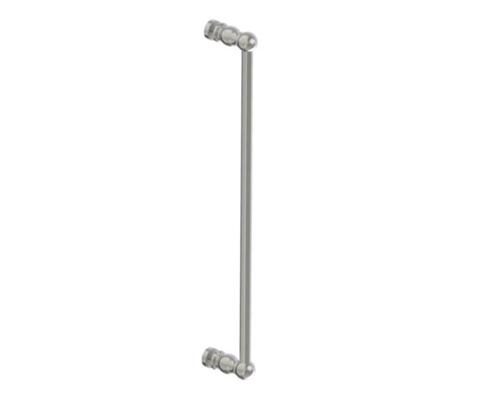 24 po poignée simple pour porte de douche FLORENCE 3227524 nickel brossé