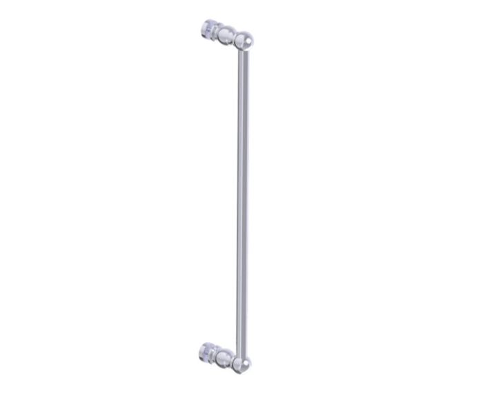 24 po poignée simple pour porte de douche FLORENCE 3227524 chrome poli