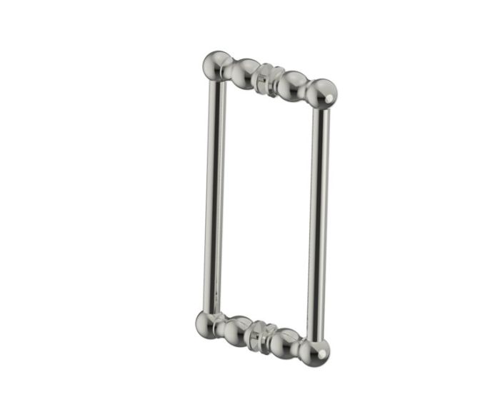 poignée double pour porte de douche 12 po FLORENCE 3227812 nickel poli