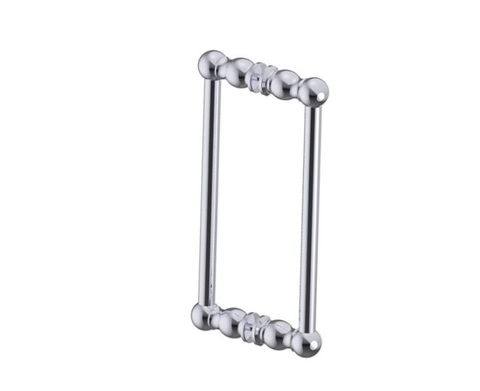poignée double pour porte de douche 12 po FLORENCE 3227812 chrome poli