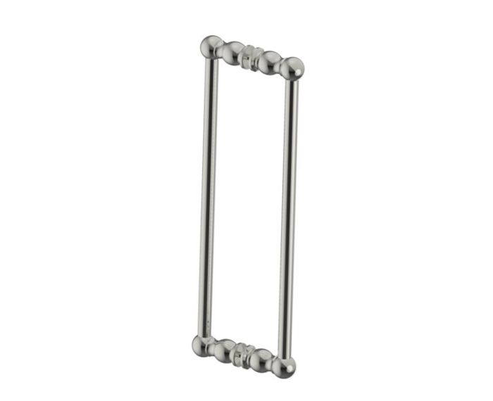 poignée double pour porte de douche 18 po FLORENCE 3227818 nickel poli
