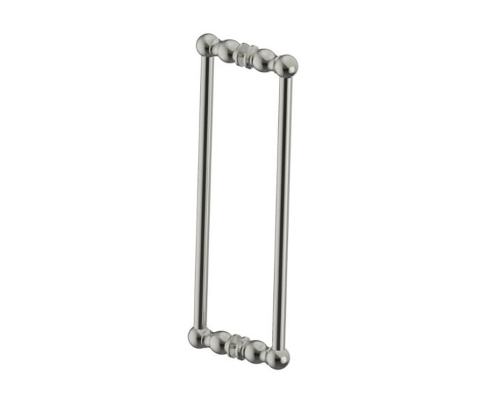 poignée double pour porte de douche 18 po FLORENCE 3227818 nickel brossé