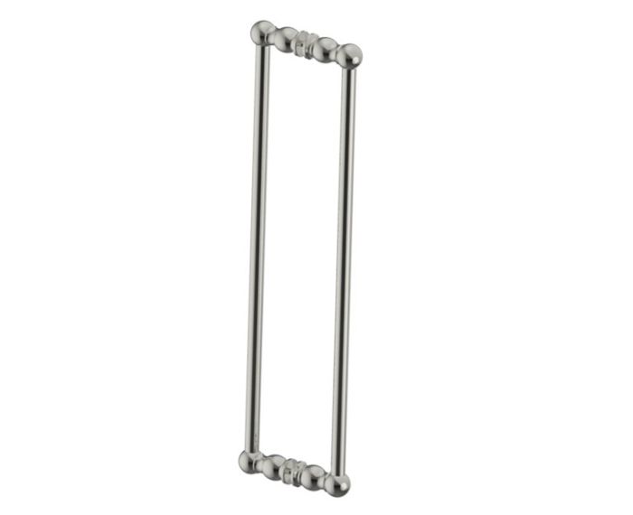 poignée double pour porte de douche 24 po FLORENCE 3227824 nickel poli