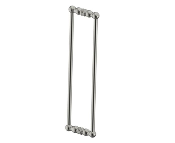 poignée double pour porte de douche 24 po FLORENCE 3227824 nickel brossé