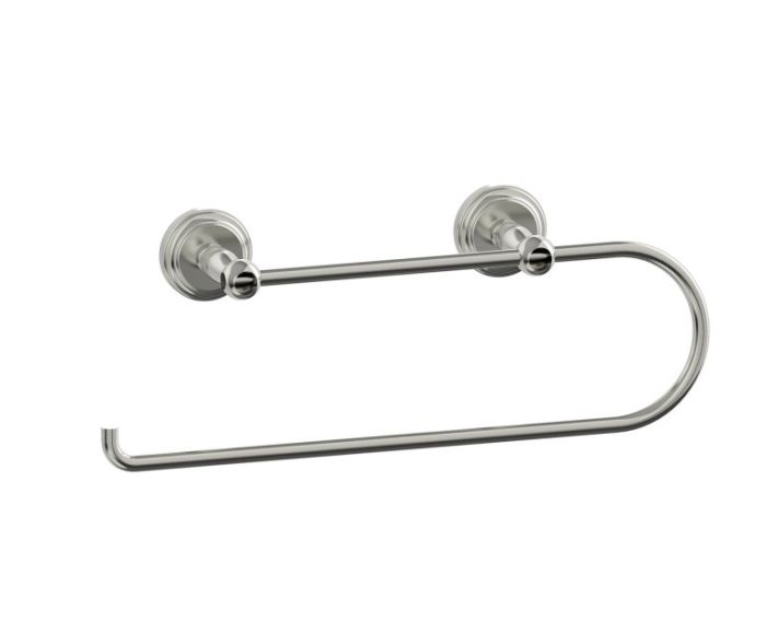 double Post porte-serviettes en papier FLORENCE 322893 nickel brossé