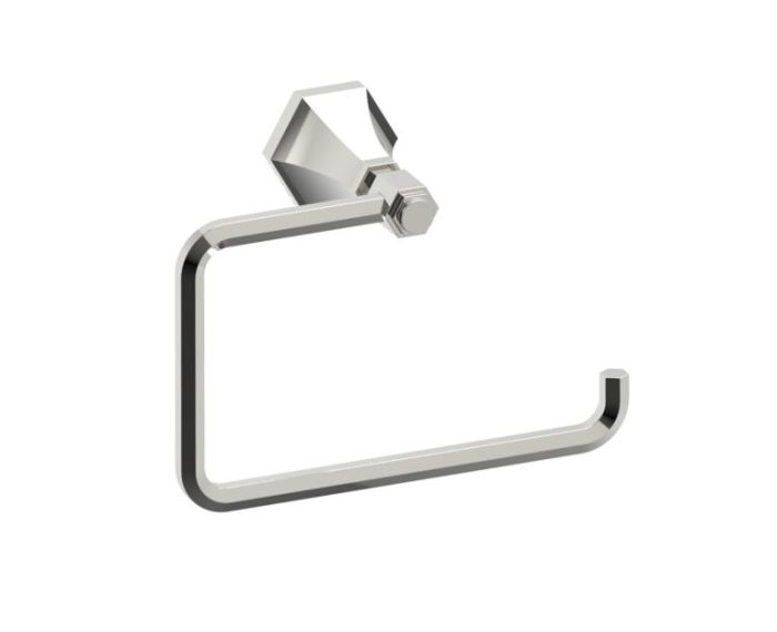 anneau porte-serviette PISA 342463 nickel poli