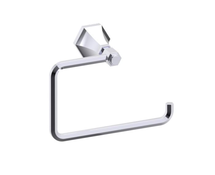 anneau porte-serviette PISA 342463 chrome poli