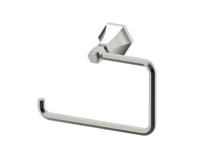 anneau porte-serviette (gauche) PISA 342463L nickel brossé