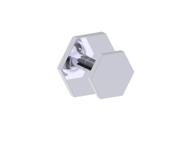 simple Shower Door Knob (Knob Only) PISA 3427503 chrome poli