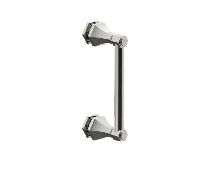 8 po poignée de porte de douche PISA 3427508 nickel poli