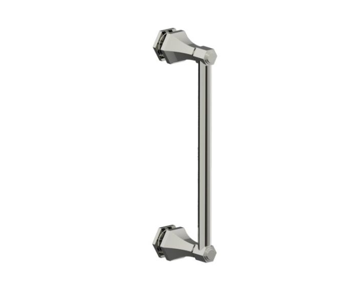 12 po poignée de porte de douche PISA 3427512 nickel poli