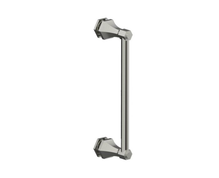 12 po poignée de porte de douche PISA 3427512 nickel brossé